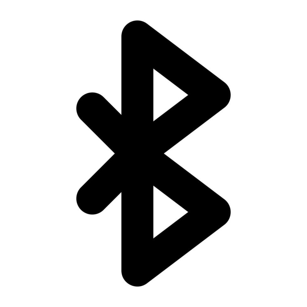 Bluetooth sign vector icon design in trendy style