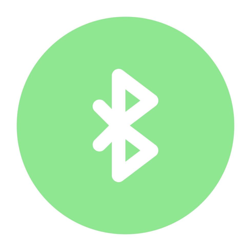 Bluetooth sign vector icon design in trendy style