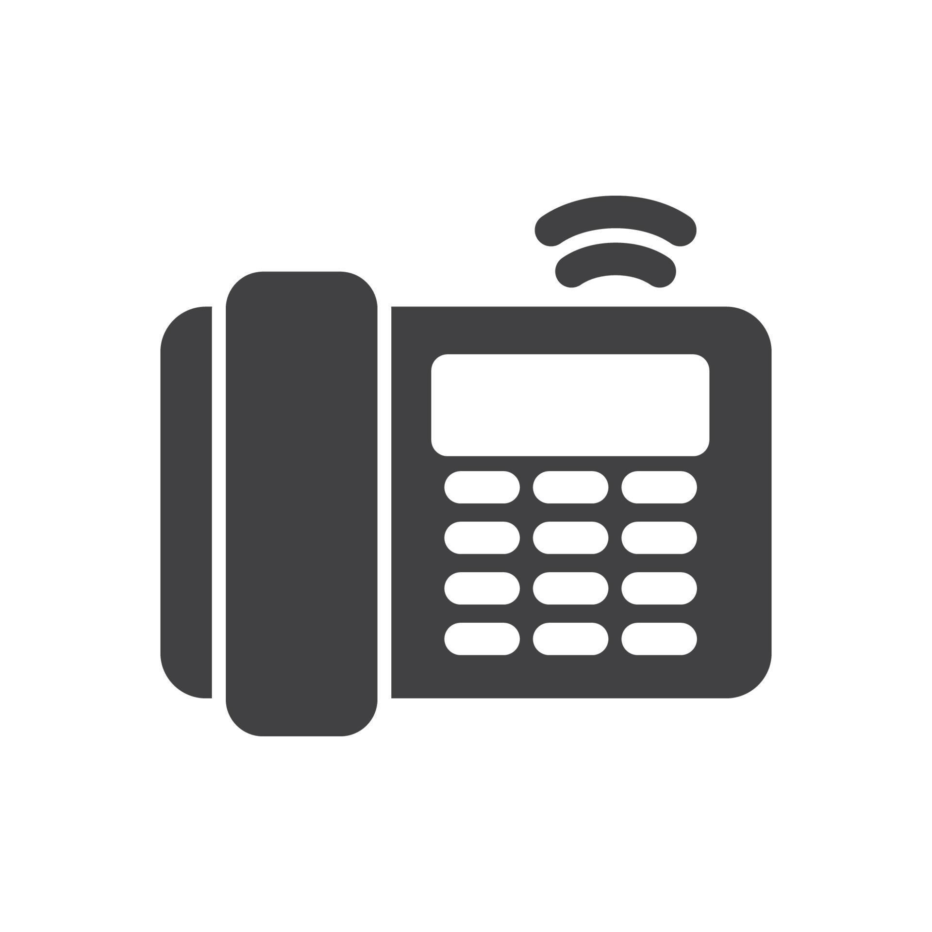 telephone icon solid 17682166 Vector Art at Vecteezy