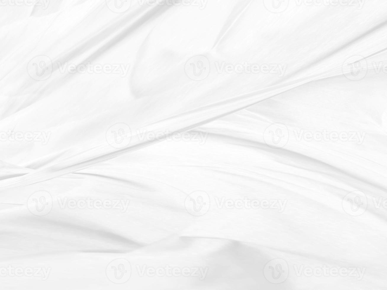 Clean woven beautiful silky soft fabric white abstract smooth curve shape decorative fashion textile background photo