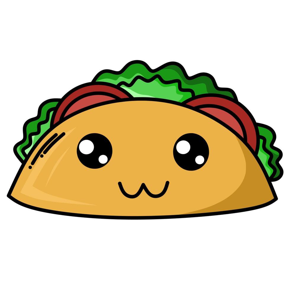 linda y linda imagen vectorial de kebab vector