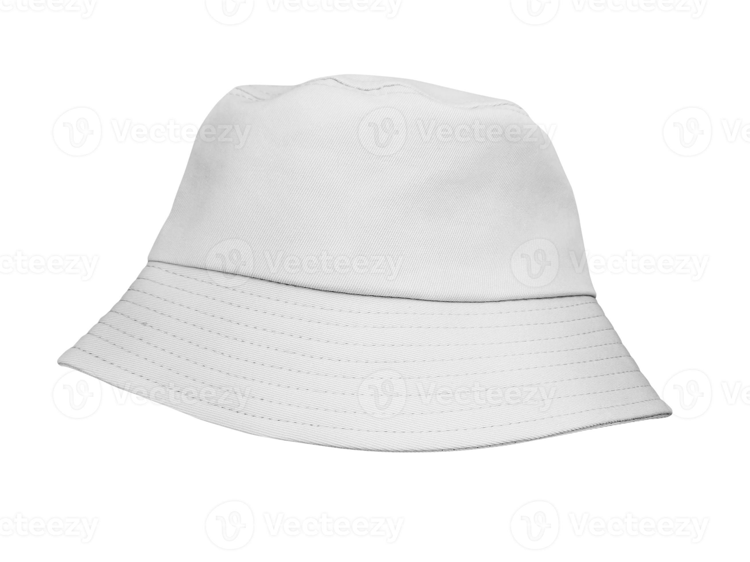 white bucket hat isolated on white background 17684619 Stock Photo at