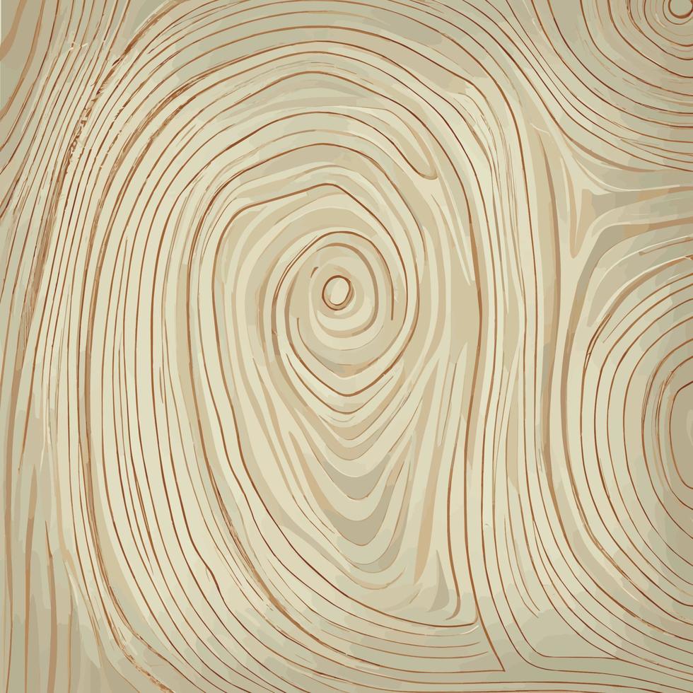 Light wood texture background with knots - Vector