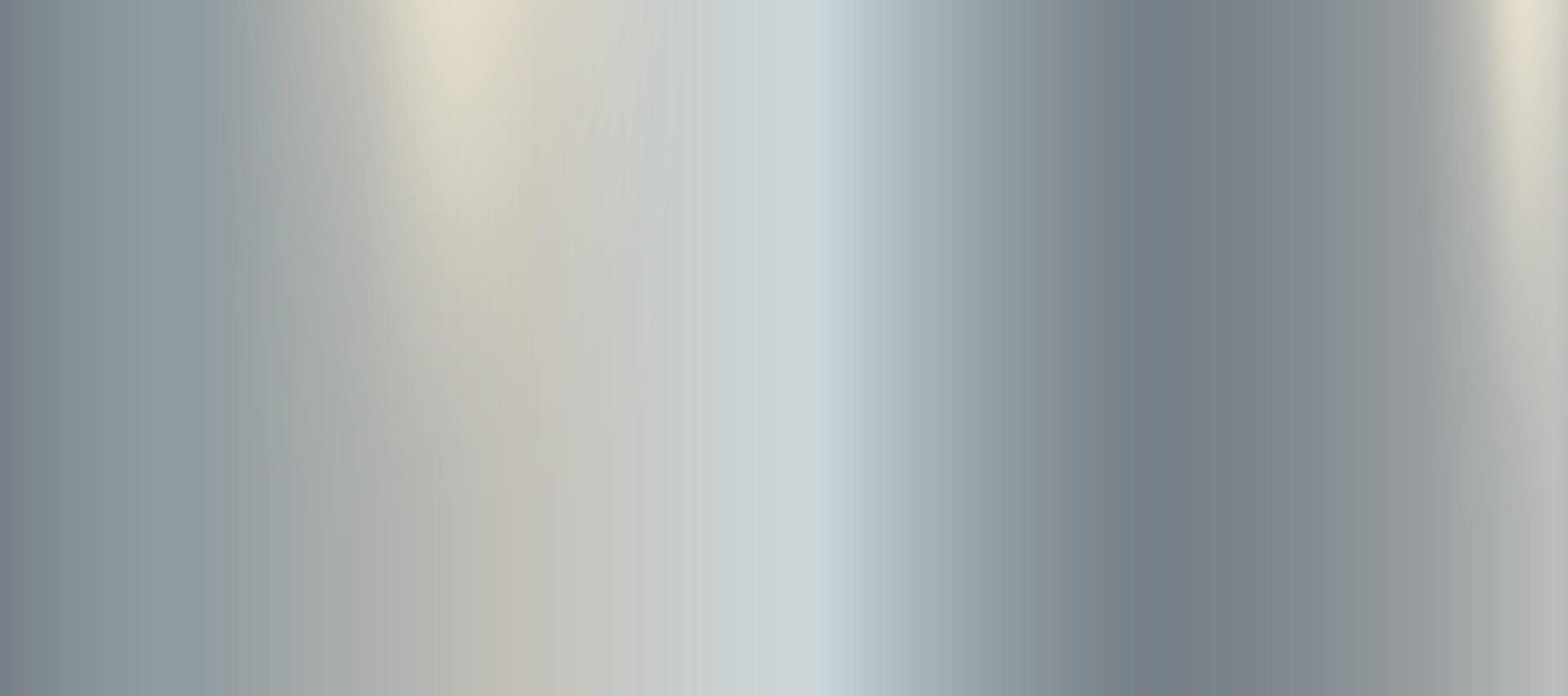 Panoramic background silver steel metal texture - Vector