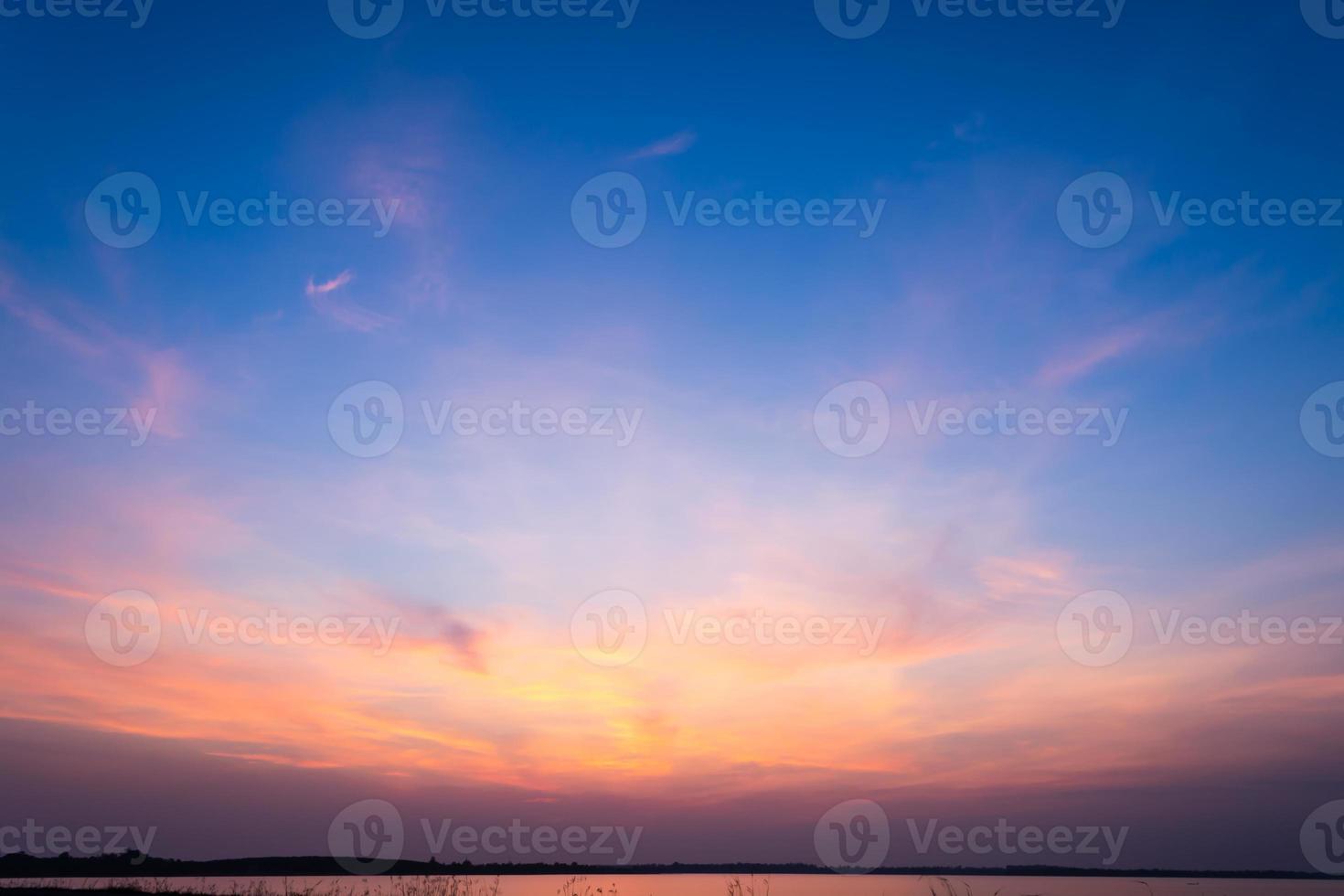 sunset landscape background photo