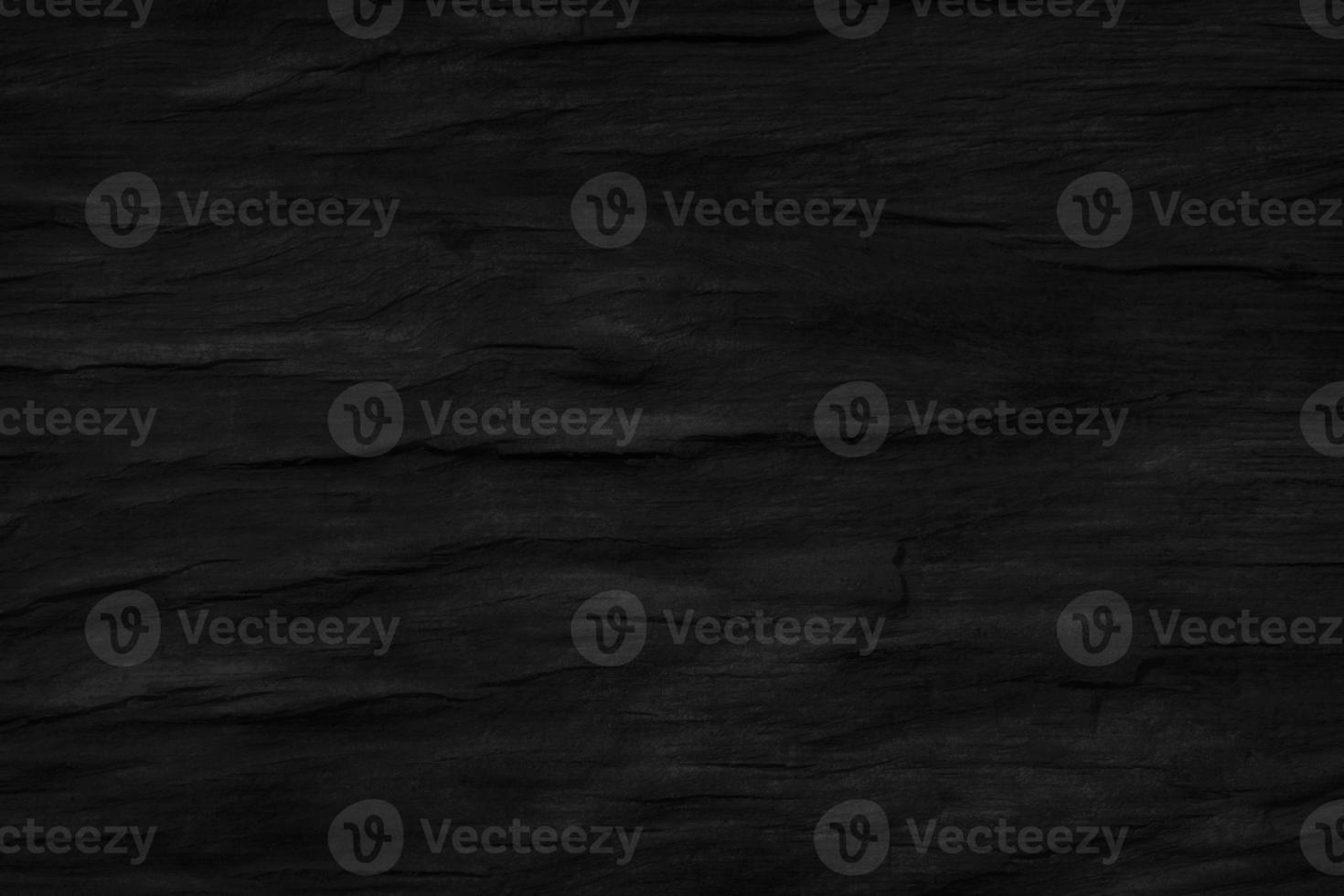 Black texture wood background. Top view, space gray luxury blank for design photo