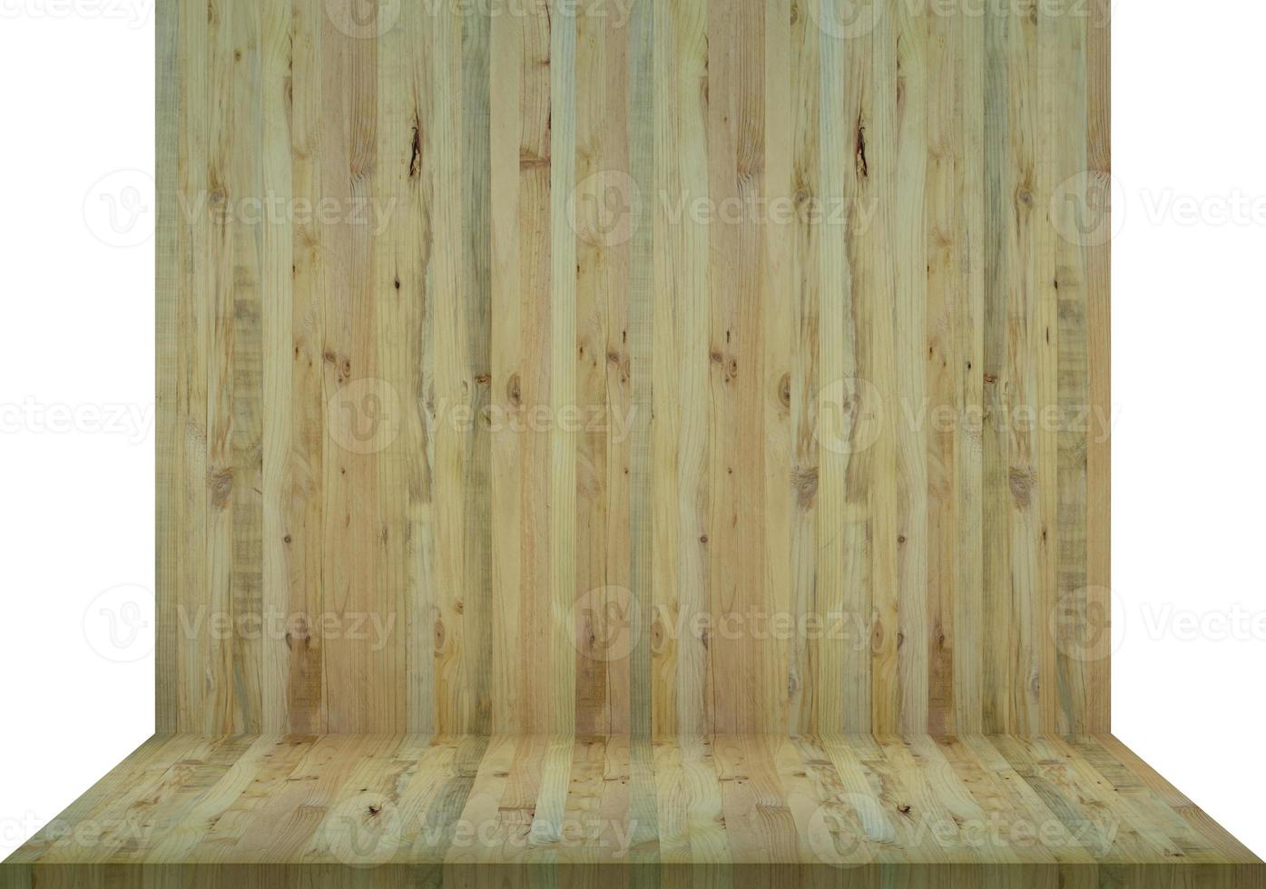 Wood background texture floor with wall wooden blank for design, clipping path photo