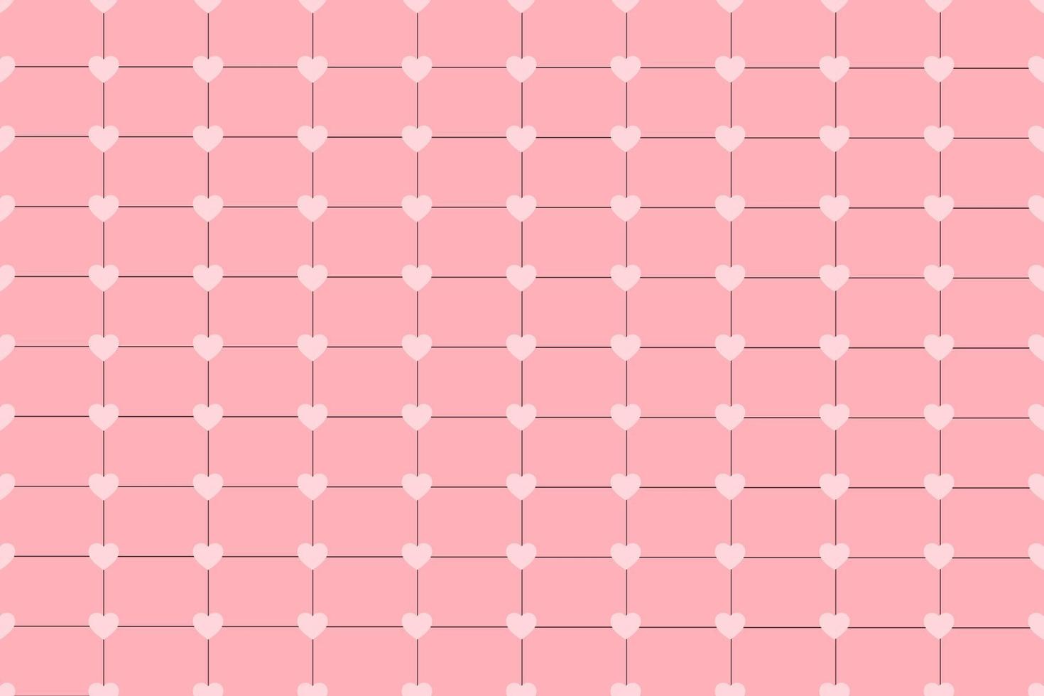 Vector illustration heart pattern lover pink background,Striped heart shape pattern abstract