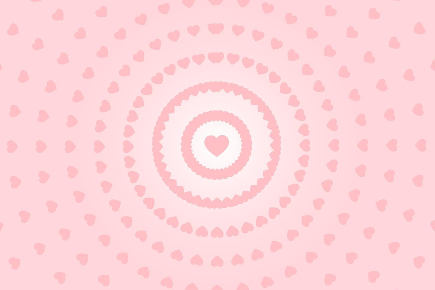 Vector illustration heart pattern lover pink background,Striped heart shape pattern abstract