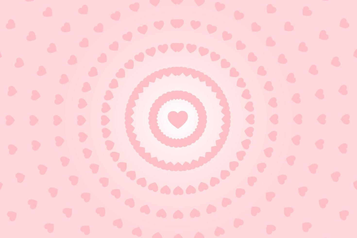 ilustración vectorial amante del patrón del corazón fondo rosa,resumen del patrón en forma de corazón a rayas vector