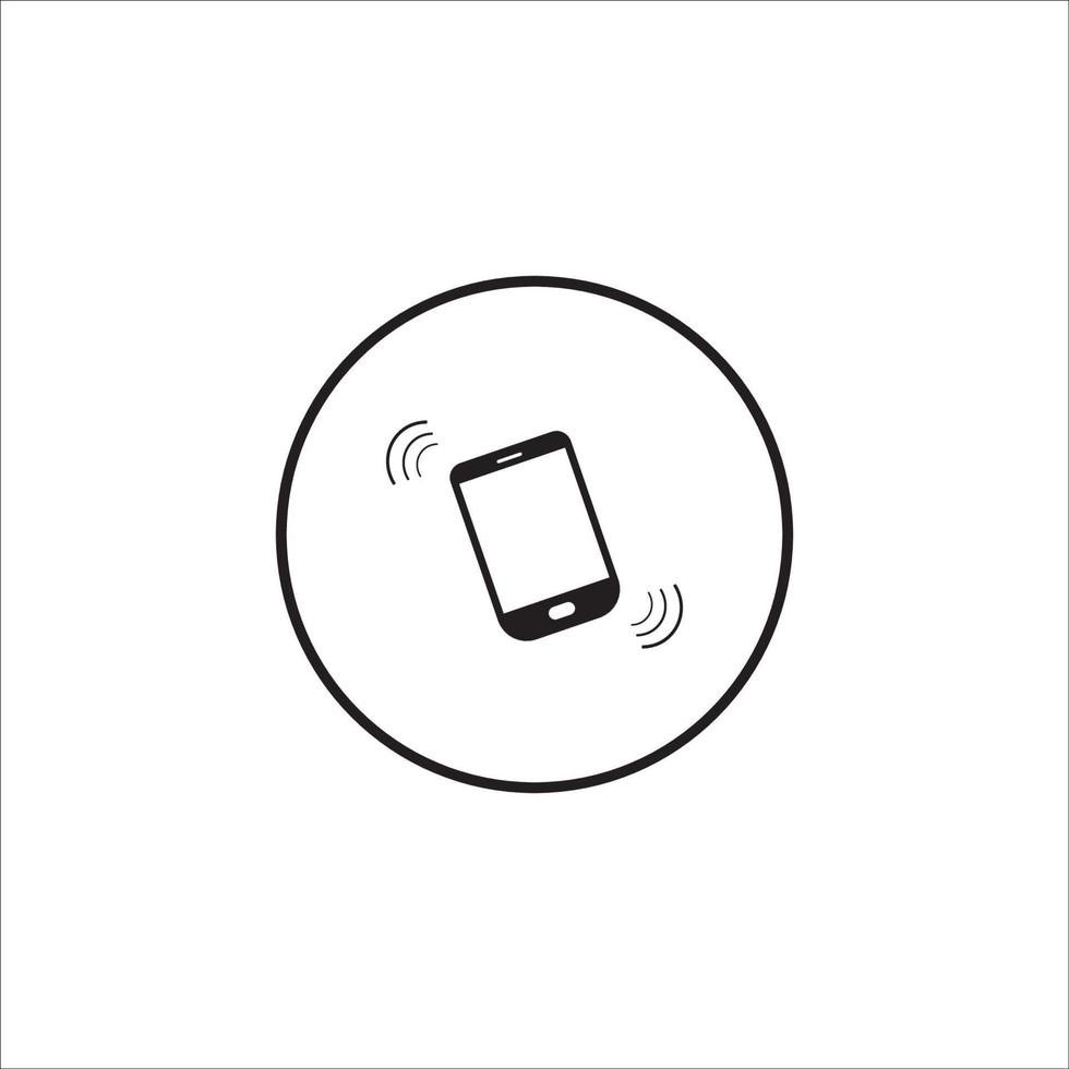 icon image in the cellphone vector