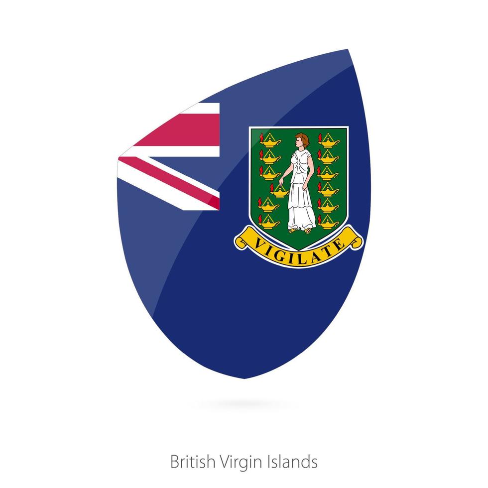 Flag of British Virgin Islands. vector