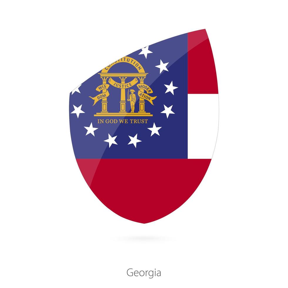 Flag of Georgia. vector
