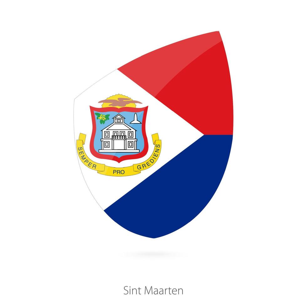 Flag of Sint Maarten. vector
