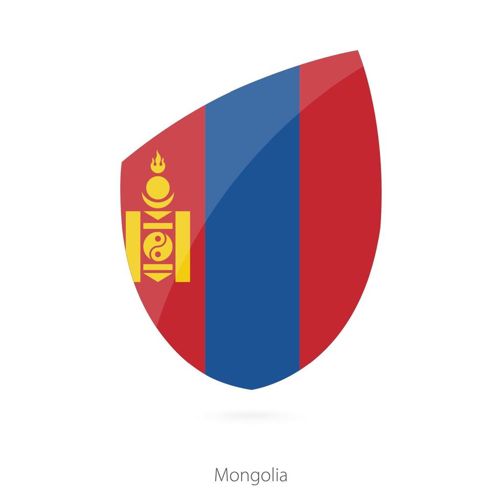 Flag of Mongolia. vector