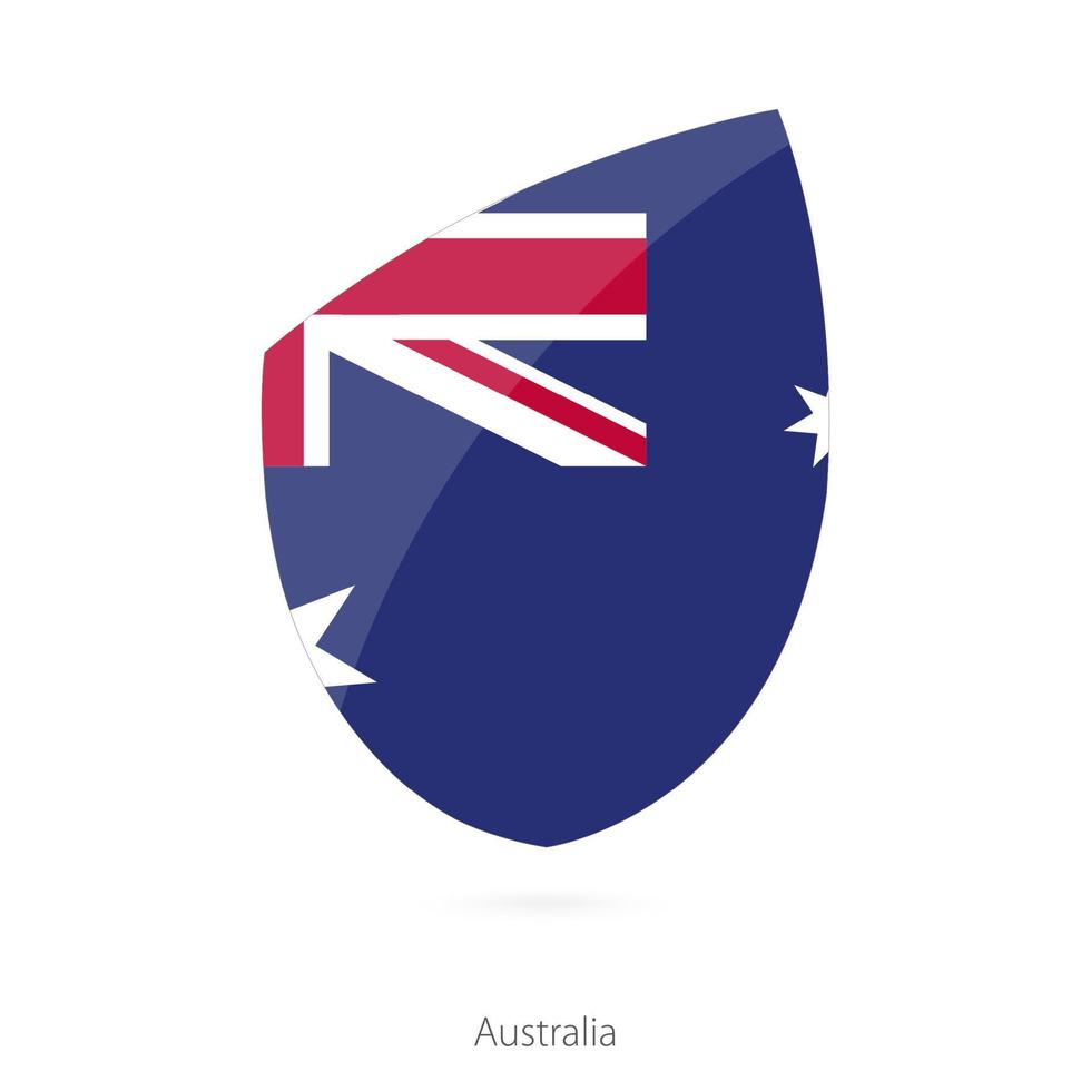 bandera de australia vector