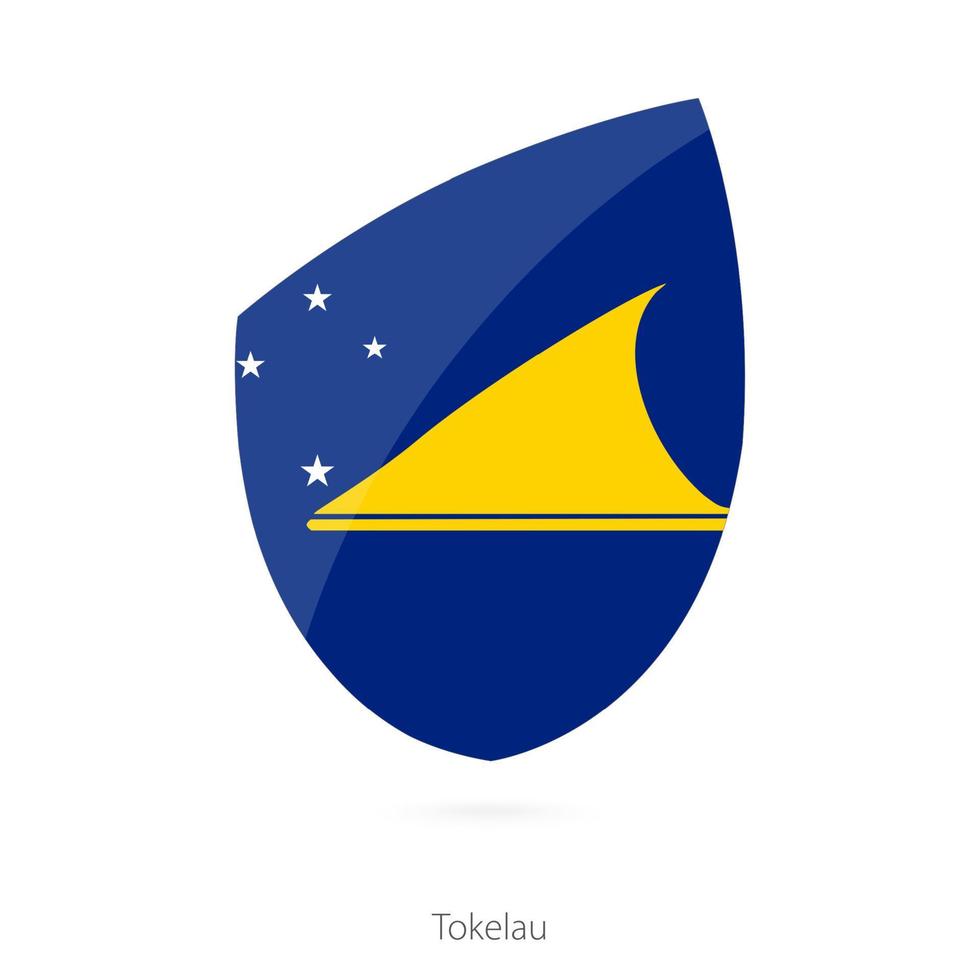 bandera de tokelau. vector