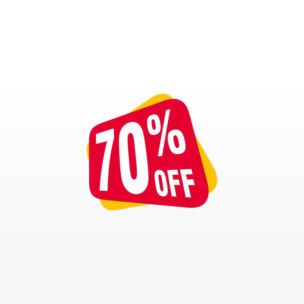 70 discount, Sales Vector badges for Labels, , Stickers, Banners, Tags, Web Stickers, New offer. Discount origami sign banner.