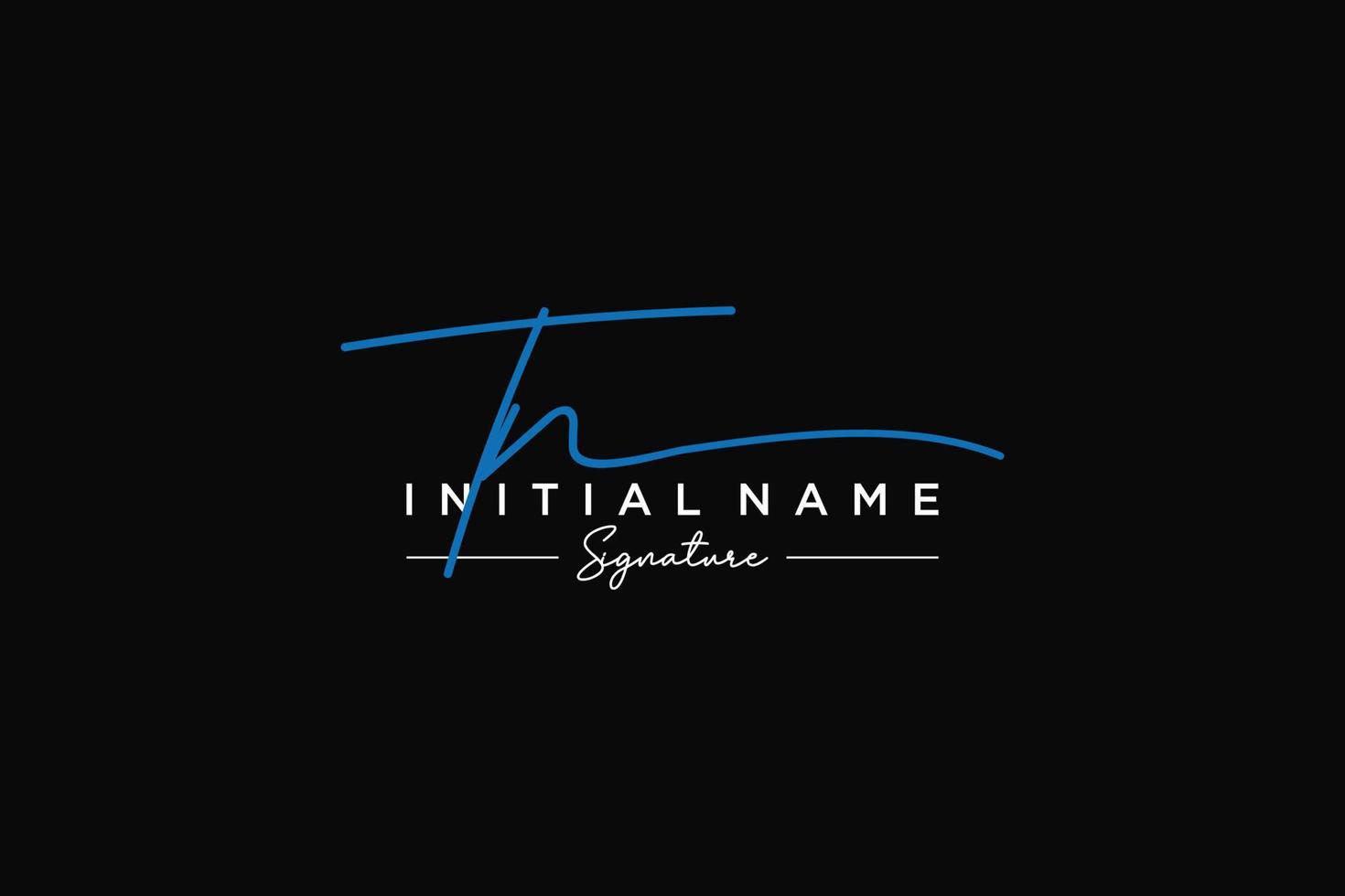 Initial TN signature logo template vector. Hand drawn Calligraphy lettering Vector illustration.