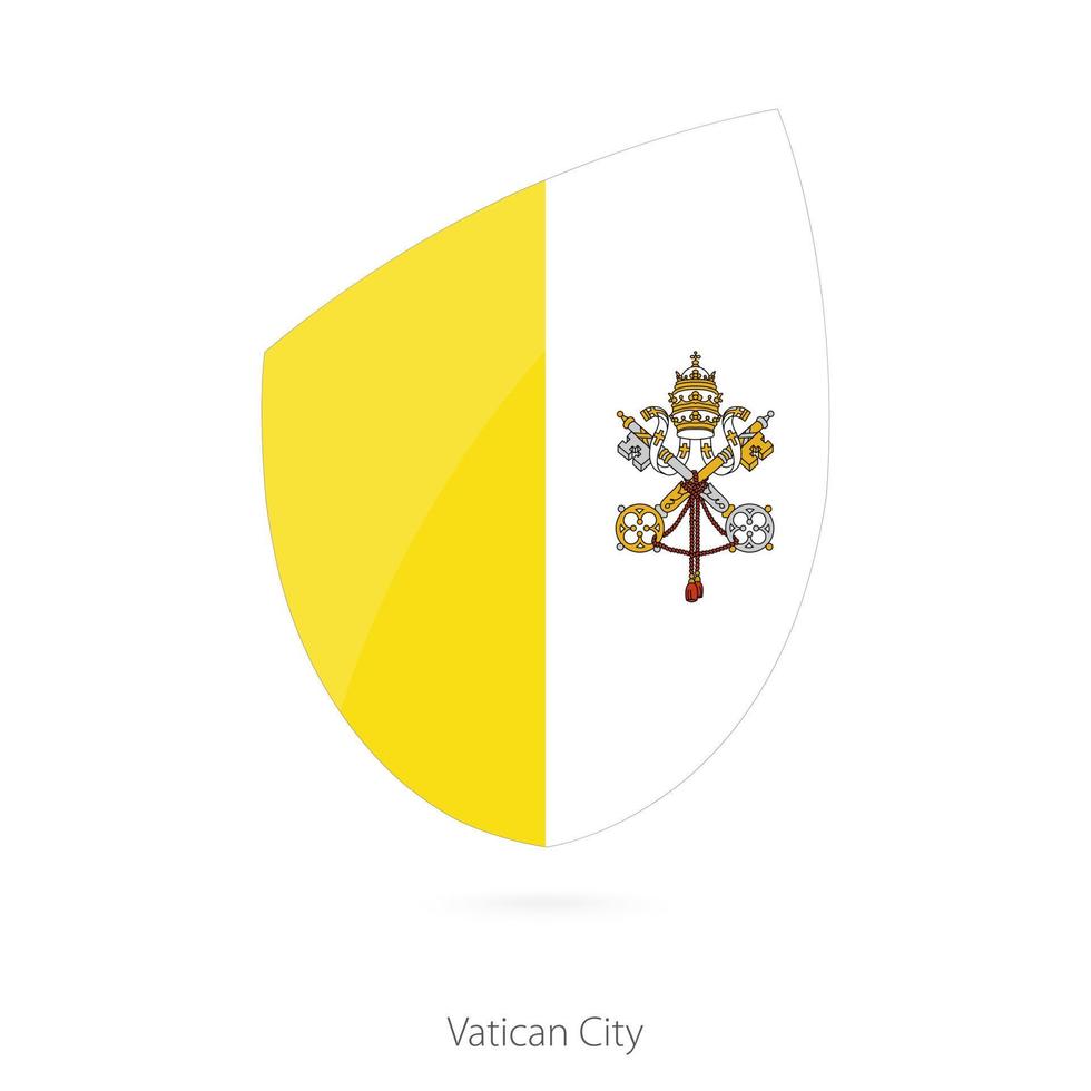 Flag of Vatican City. vector