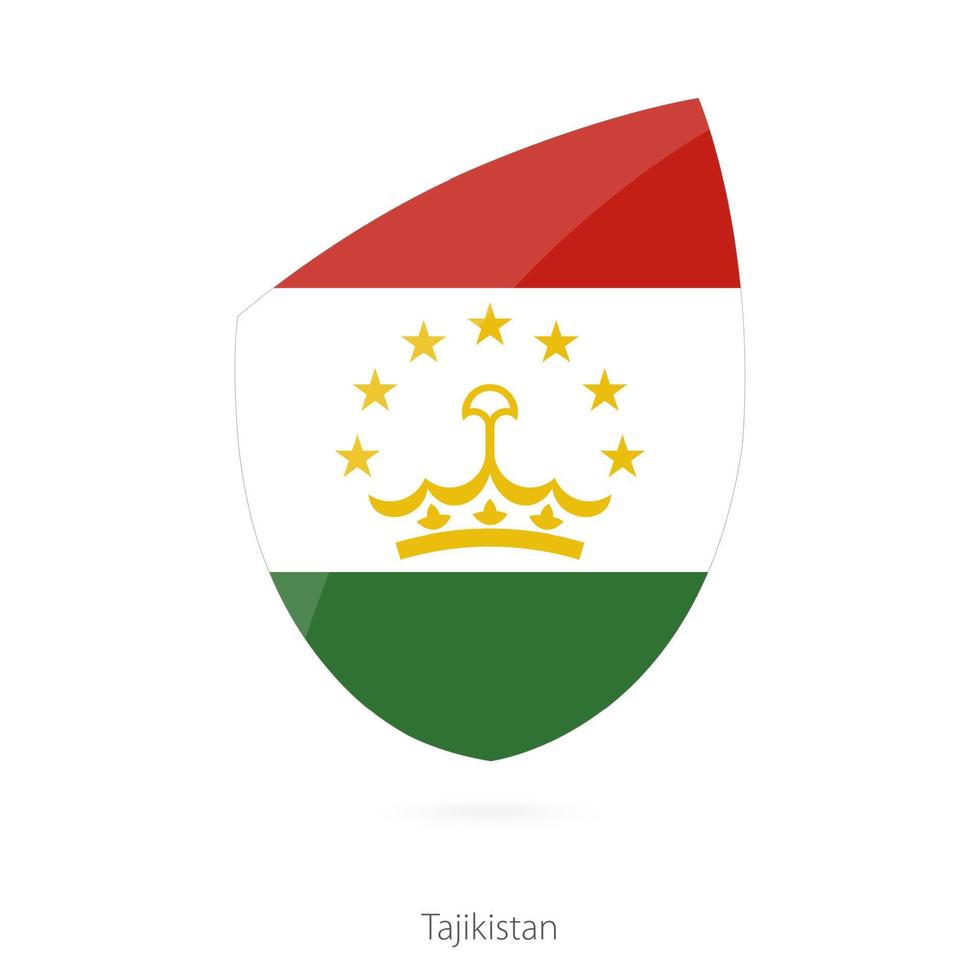 bandera de tayikistán. vector