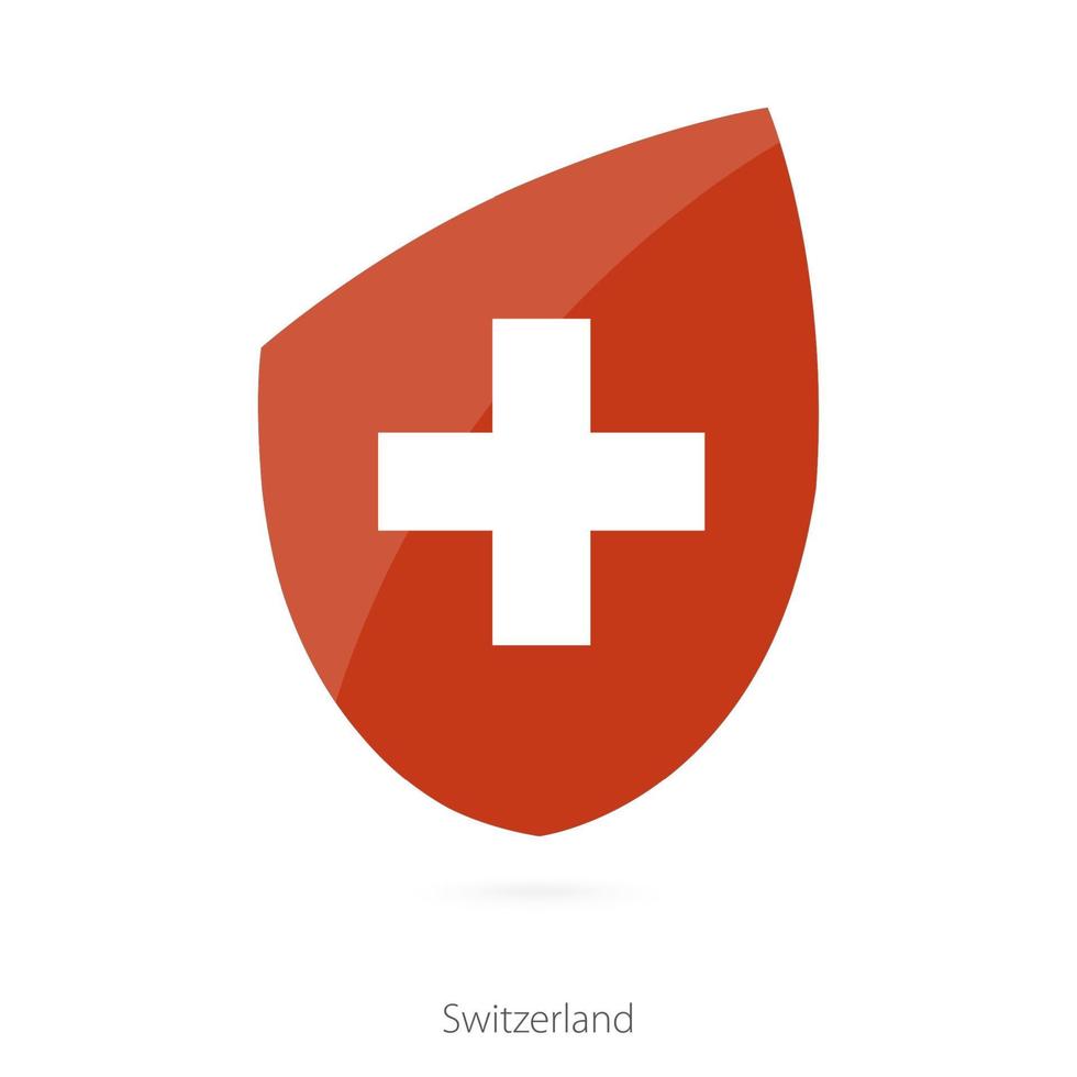 bandera de suiza. bandera de rugby suiza. vector