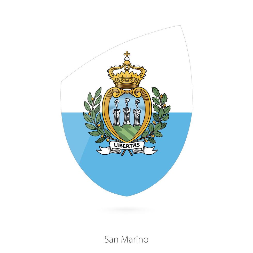 bandera de san marino. vector
