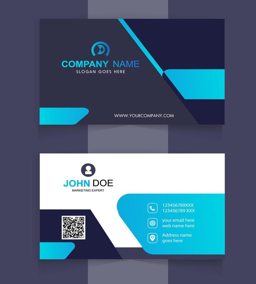 Creative modern business card template. luxury business presentation card. Professional Corporate Business Card Template design. vector