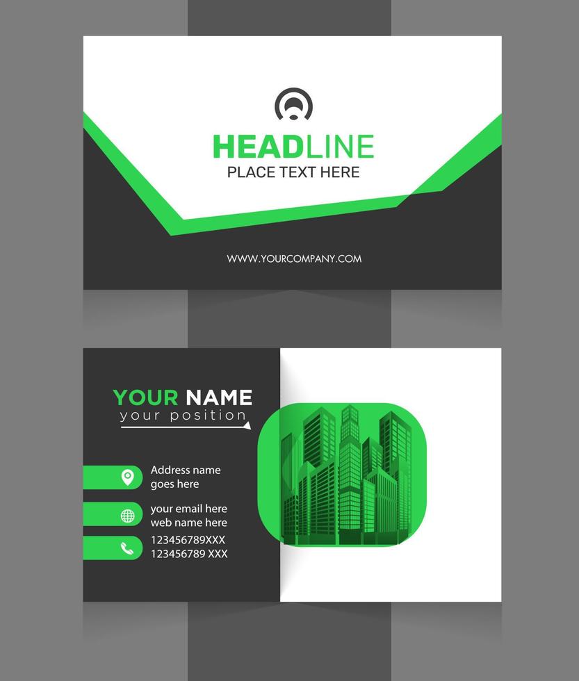 Creative modern business card template. luxury business presentation card. Professional Corporate Business Card Template design. vector