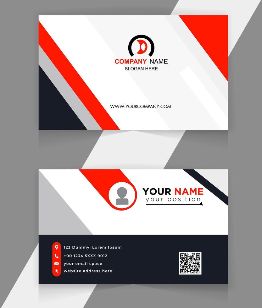 Creative modern business card template. luxury business presentation card. Professional Corporate Business Card Template design. vector