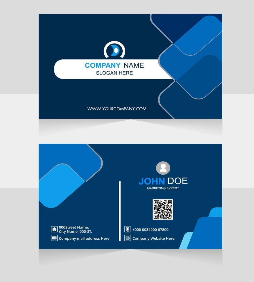 Creative modern business card template. luxury business presentation card. Professional Corporate Business Card Template design. vector