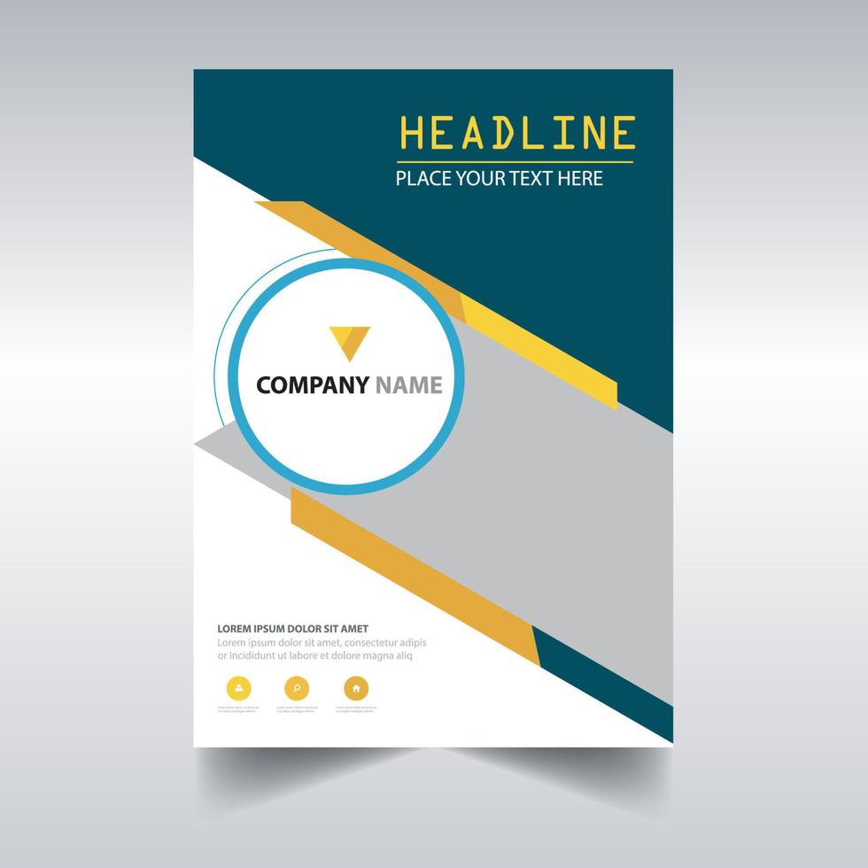 Creative Modern Flyer. Annual Report, Creative Portfolio, A4 minimal flyer, Business Brochure template. vector