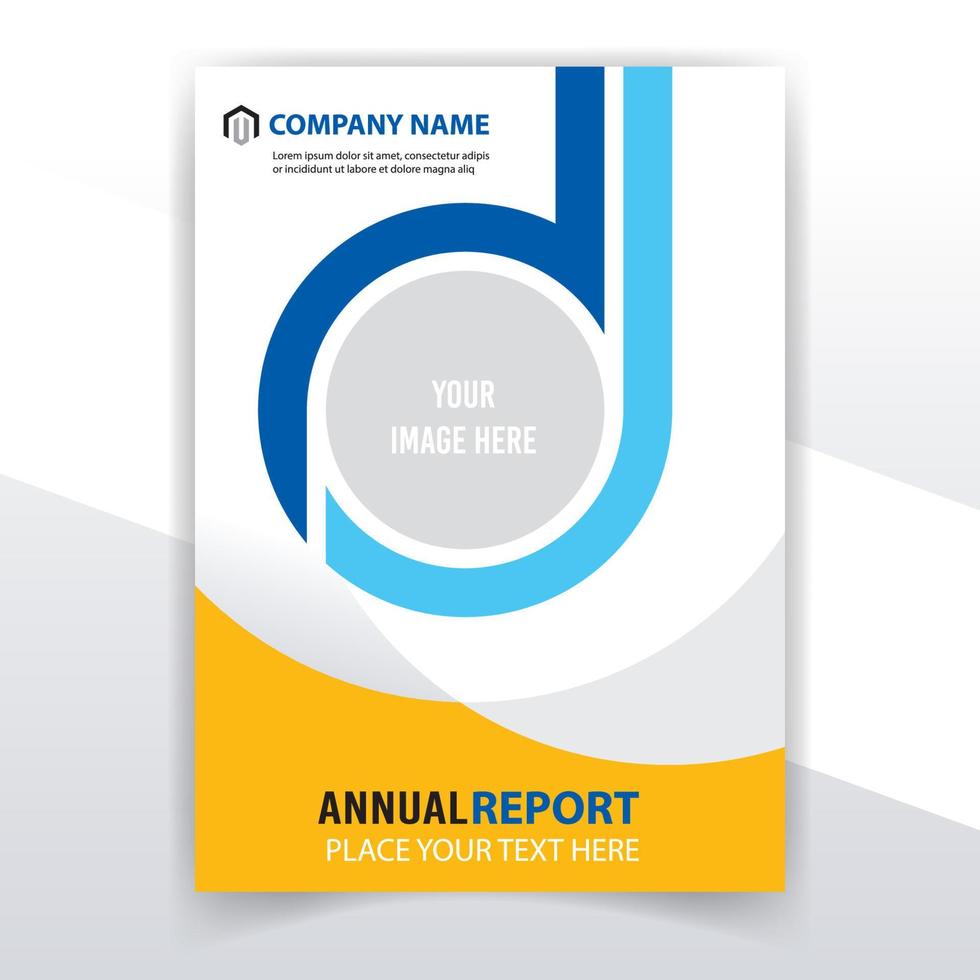 Creative Modern Flyer. Annual Report, Creative Portfolio, A4 minimal flyer, Business Brochure template. vector