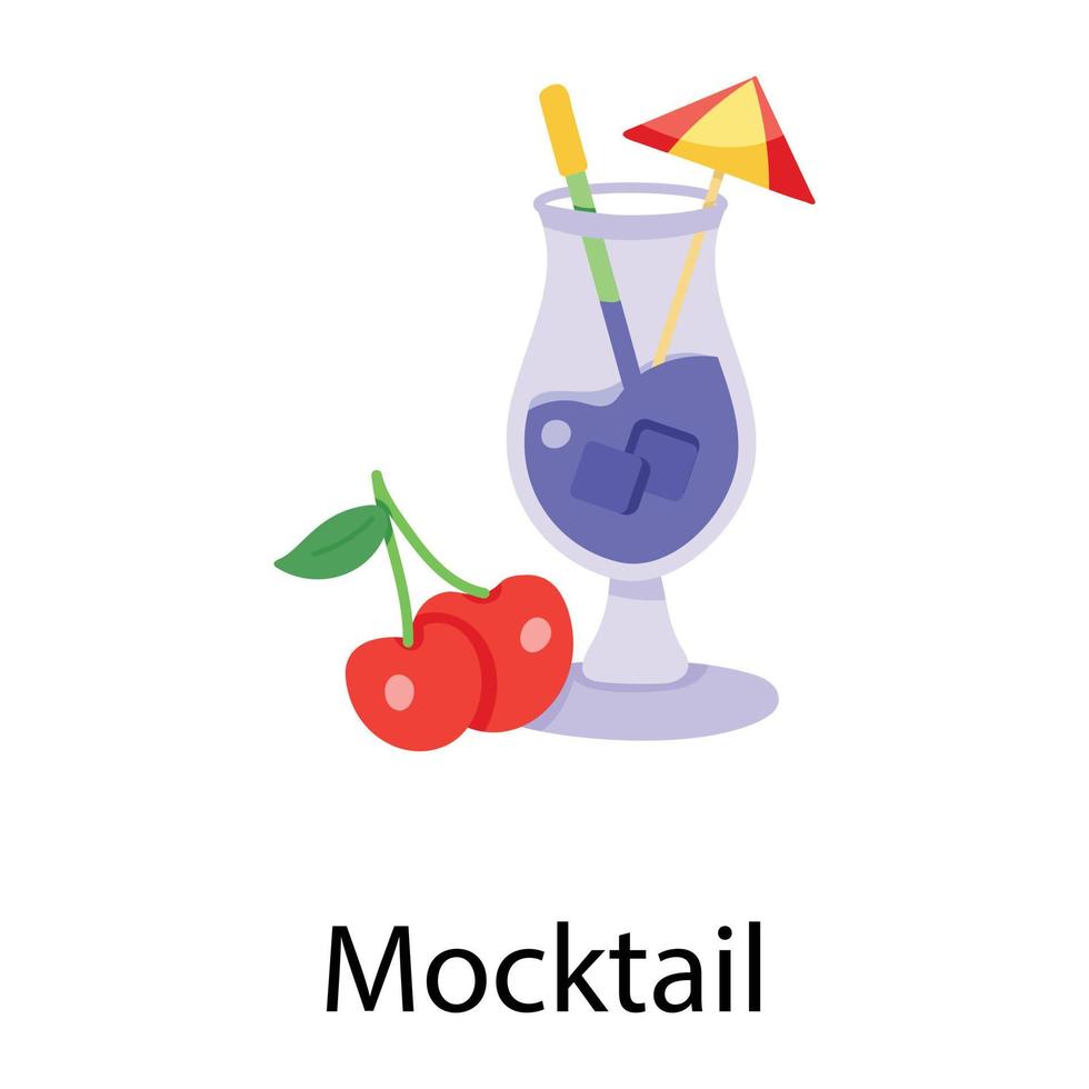 Trendy Mocktail Concepts vector
