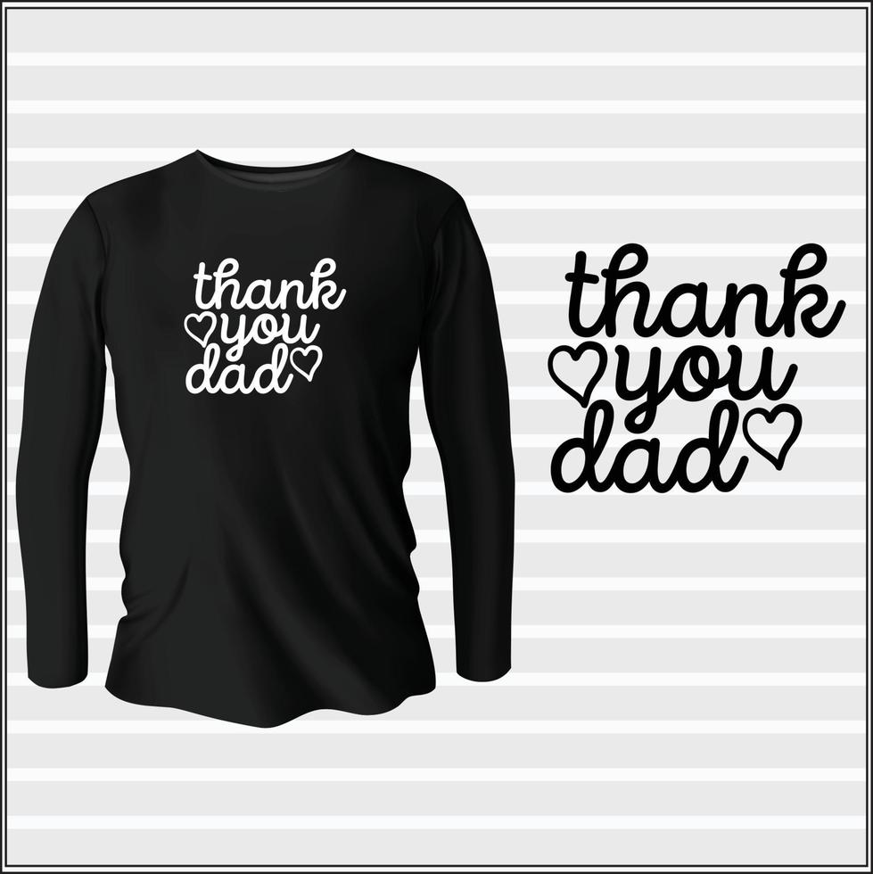 fathers day typography vector t-shirt design