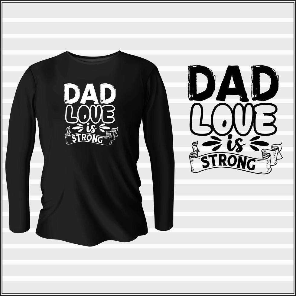 fathers day typography vector t-shirt design