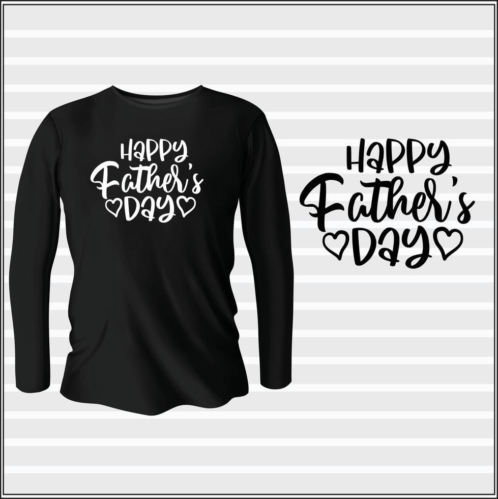 fathers day typography vector t-shirt design