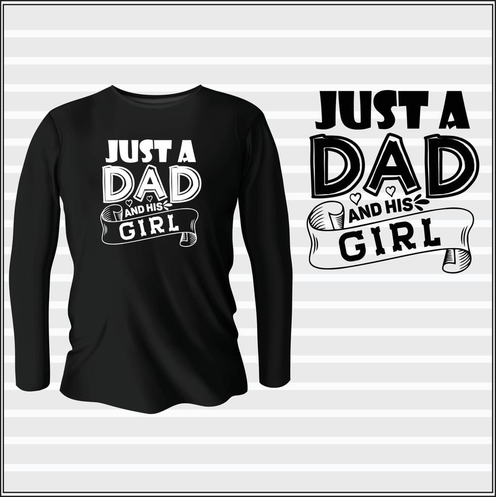 fathers day typography vector t-shirt design