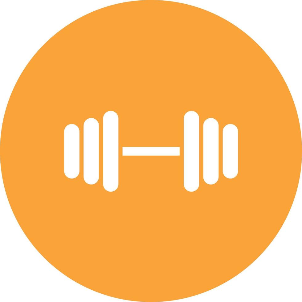 Adjustable Dumbbells Glyph Circle Background Icon vector