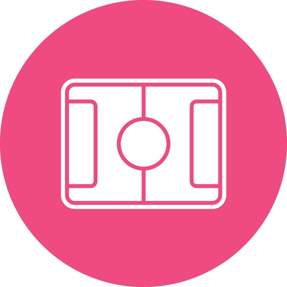 Ice Rink Glyph Circle Background Icon vector