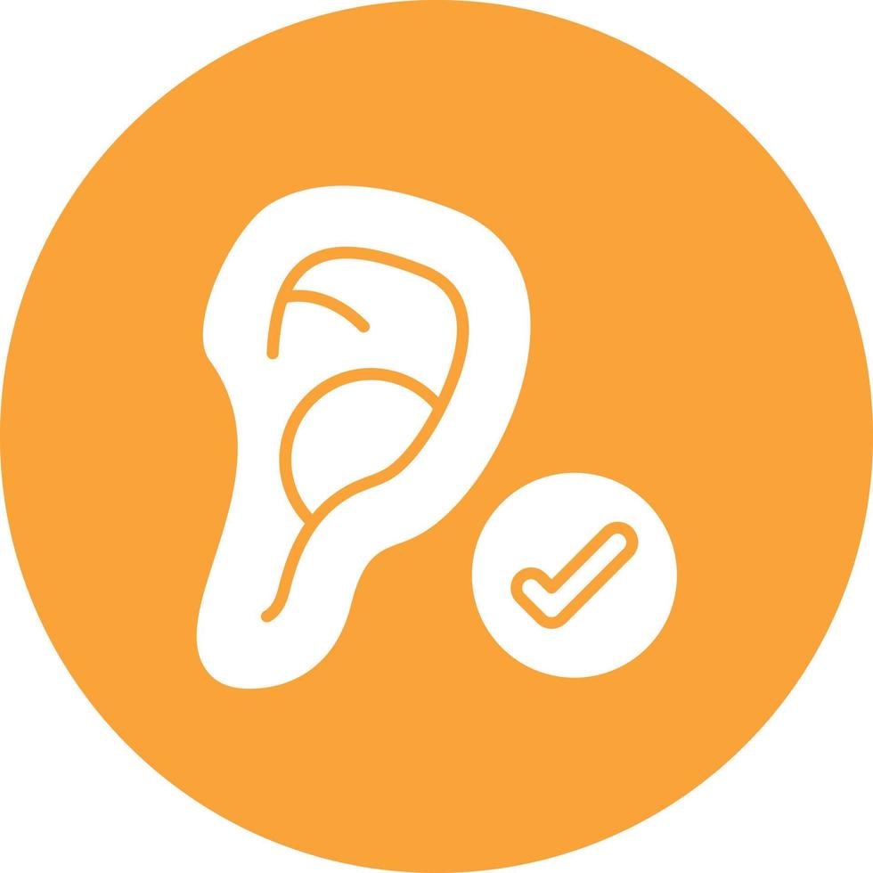 Respiratory Care Glyph Circle Background Icon vector