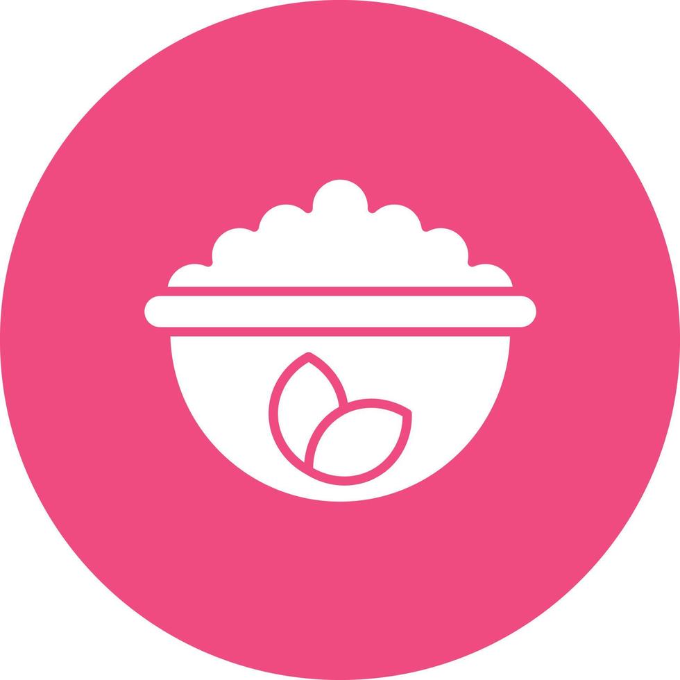Environmental Vegetarianism Glyph Circle Background Icon vector