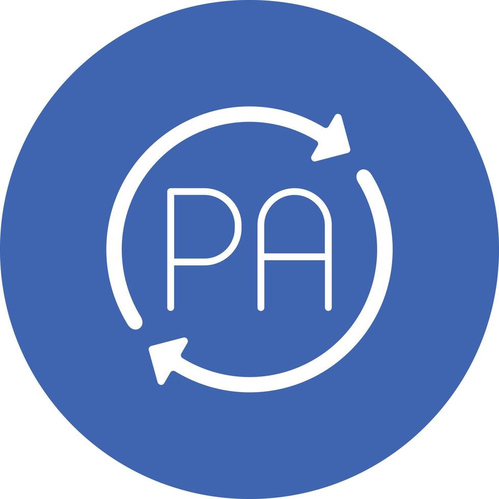 Constant Development Pace Glyph Circle Background Icon vector
