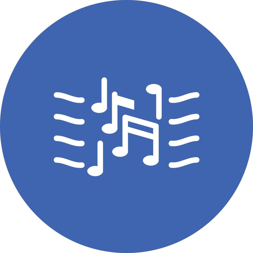 Composing Glyph Circle Background Icon vector