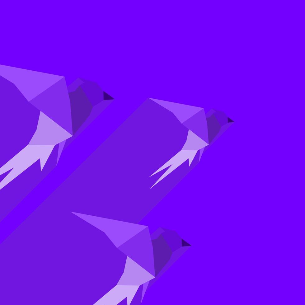 Abstraction a bird in flight. A vector illustration