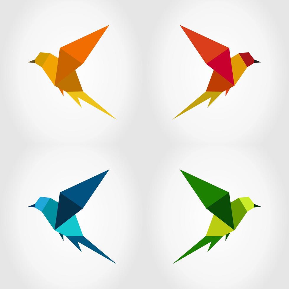 Abstraction a bird in flight. A vector illustration