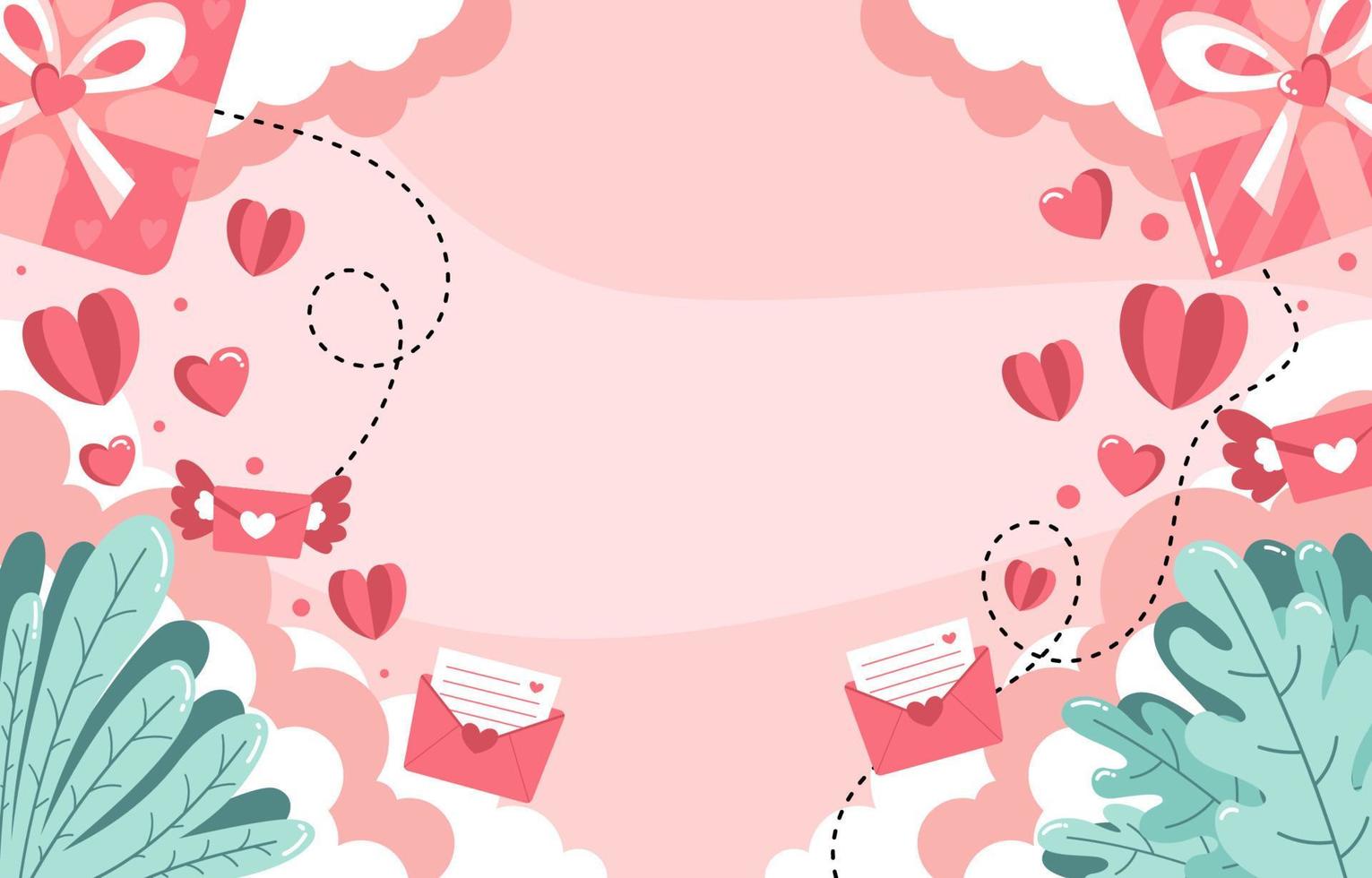 Valentine's Day Background vector