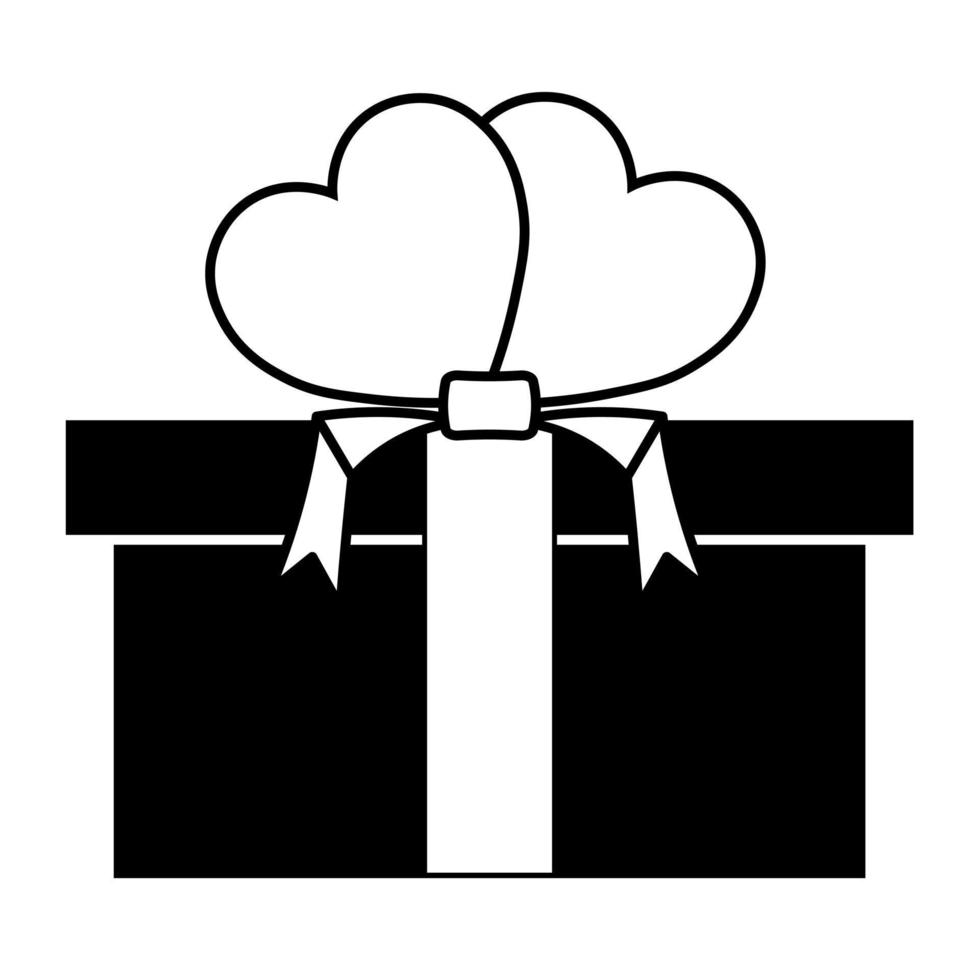 Simple illustration of heart icon for St. Valentines Day vector