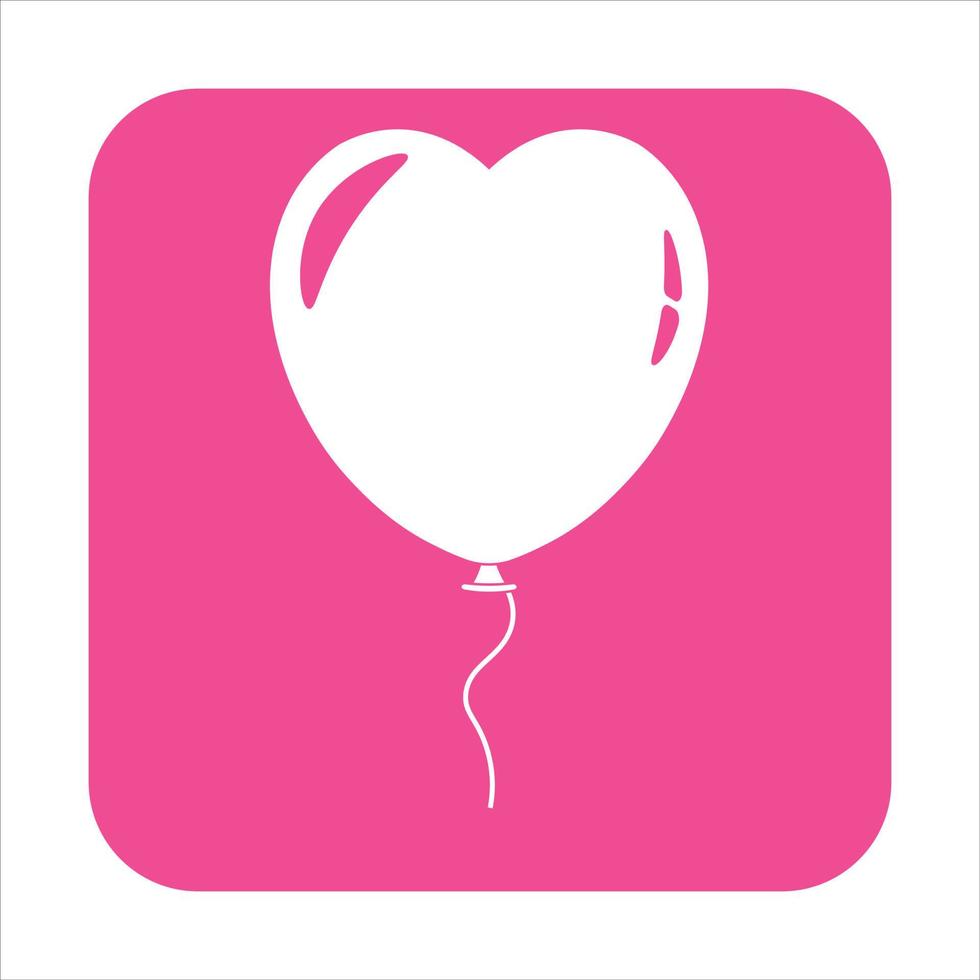 Simple illustration of heart icon for St. Valentines Day vector