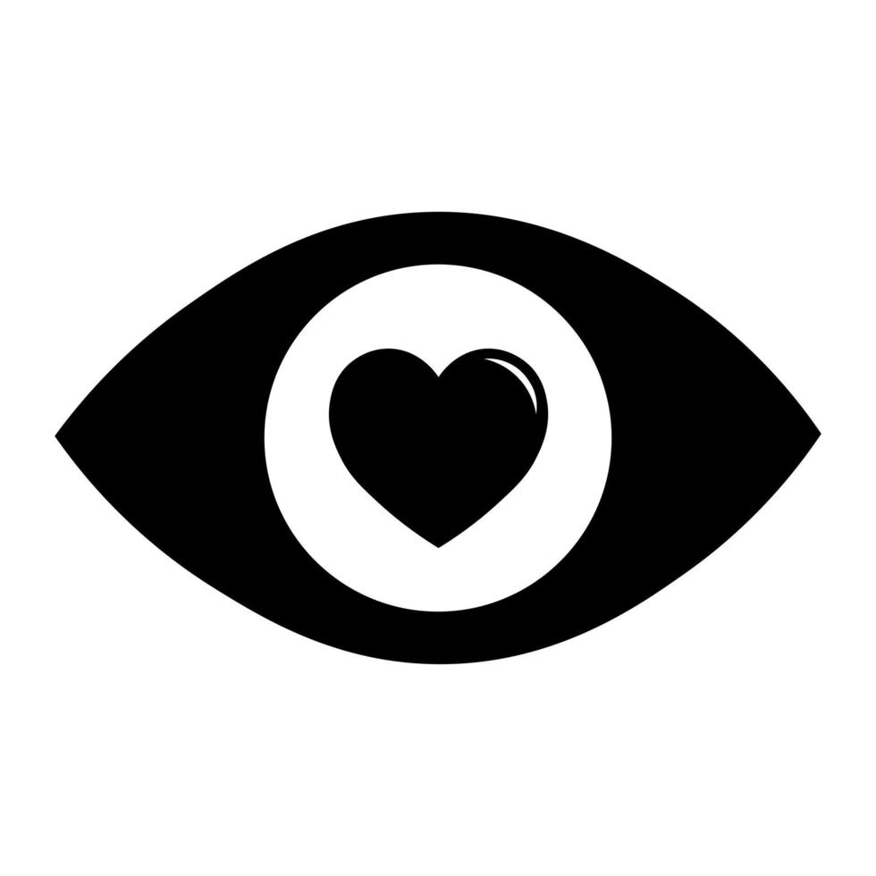 Simple illustration of heart icon for St. Valentines Day vector
